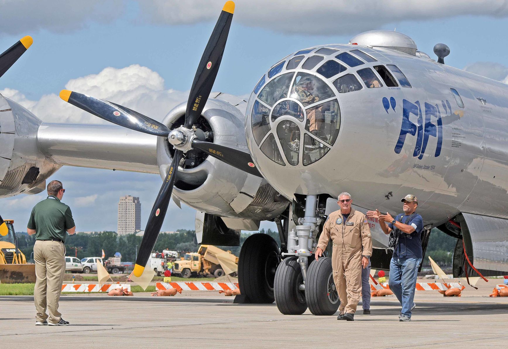 The Boeing B-29a bomber named "FiFi"